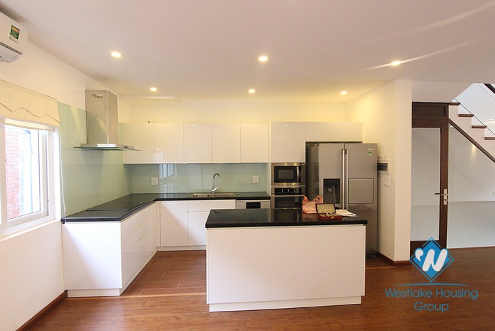 Beautiful large-sized house for rent on Dang Thai Mai, Tay Ho, Hanoi